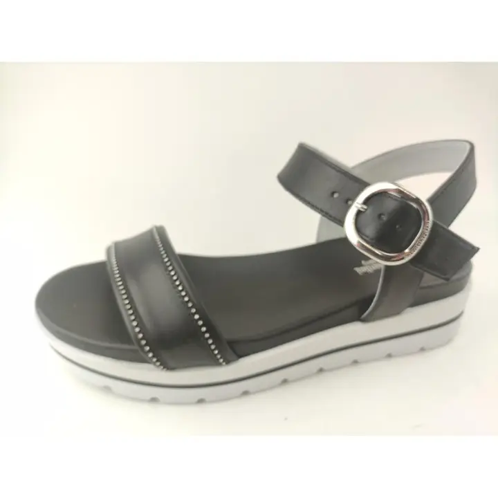 Sandalia Jardines Negro Mujer Negro - 1