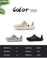 Zapatillas De Verano Para Hombre Clogs EVA Sandalias Planas Transpirables Con Agujeros Para Playa Hogar Descanso Slides - details 5
