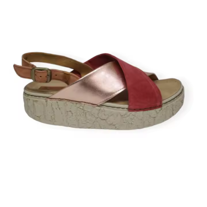 SANDALIA EL NATURALISTA N5972 MULTI METAL ROSA SHINRIN - 1