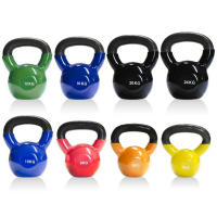 OZIO FITNESS Kettlebell Pesa Rusa con Recubrimiento de Vinilo 4kg Fitness Musculación - details 1