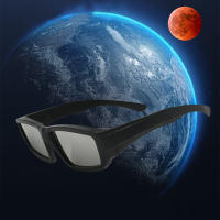 Gafas De Eclipse Solar ISO Certificadas Plásticas Para Visualización Directa Del Sol Adecuadas Para Hombres Uso Exterior Anti-Reflectante - details 1
