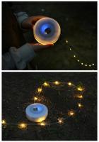 Luz De Cadena LED Recargable 2 En 1 Para Exterior Decoración De Jardín Y Camping Fita Luz Reciclable Para Tentado Iluminación De Vacaciones - details 15
