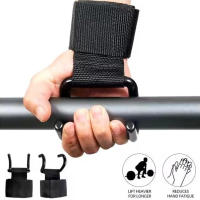 2-Pack De Gancho Para Muñeca De Acero Inoxidable Con Mango Suave Para Levantamiento De Pesas Pull-Ups Y Entrenamiento De Fuerza Soporte Horizontal Para Barra - details 9
