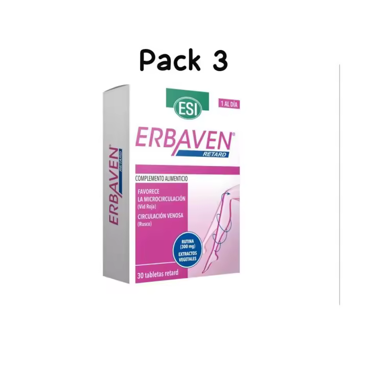 Erbaven retard 30 cápsulas de esi - trepat diet Pack 3 la unidad sale en 15 euros - 1