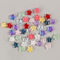 Bolas De Vidrio Lampwork En Forma De Estrella De Cinco Puntos Para La Creación De Joyas Y Pulseras DIY 10x10mm 20 Piezas Por Lote - details 1