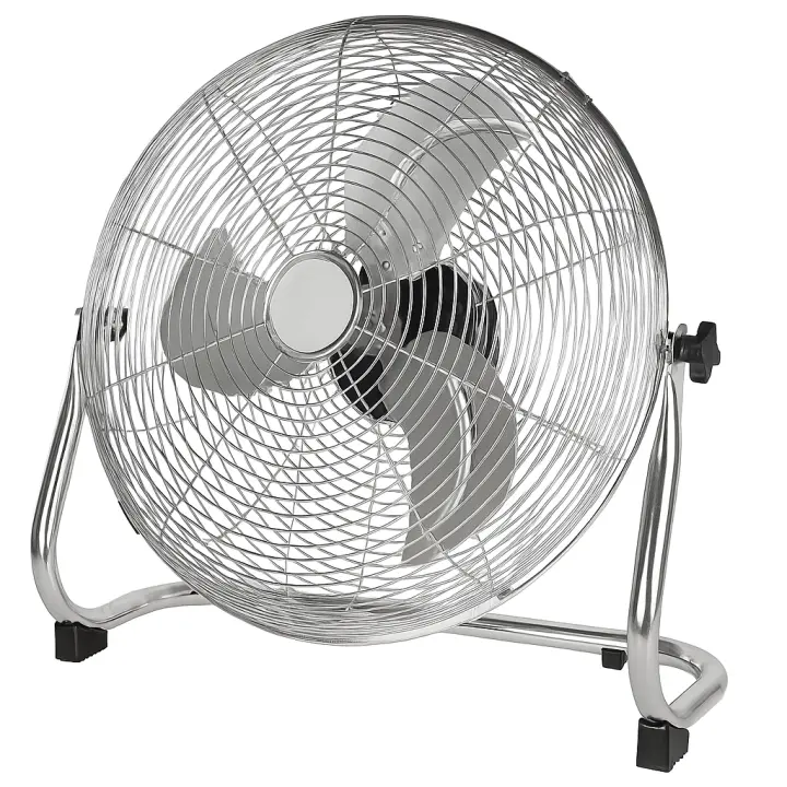 Ventilador Industrial de Suelo 40 cm – 80W de Potencia, 3 Velocidades, Aspas Metálicas, Bajo Ruido, Rejilla de Seguridad, Ideal para Taller, Hogar u Oficina – Modelo DCM - 1