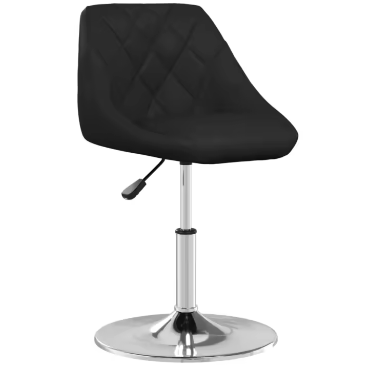 vidaXL Taburete de cocina de cuero sintético en color Blanco/Negro | cómodas modernas ergonómicas para comedor cocina salón hogar - 1