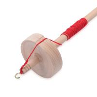 Eje De Madera Para Tejido Herramienta De Artesanía Para Principiantes Accesorios De Costura Hogard Yarn Spin Whorl Carved Hand - details 9