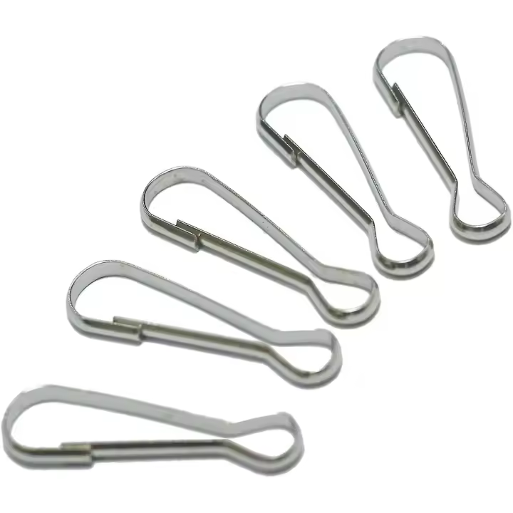 150 Ganchos de Resort de metal de 32 mm y 1,26 pulgadas para Monedero, - 1