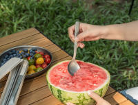 Set De Cutlería Ultraligera De Titanio Boundless Voyage 3PCS Incluye Cuchillo Tenedor Y Cuchara Para Camping Viajes Y Expediciones - details 5