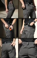 Pantalones De Ciudad Para Hombre Primavera Otoño Cargador Elásticos Para Senderismo Trekk Ing Montañismo Correr Ciclismo Trabajar Al Aire Libre Talla Verdadera Tecnología De Material Polyester Y Spandex - details 7