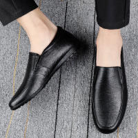 Zapatos Casuales Para Hombre Hechos a Mano Cuero Genuino Mocasines Comodidad Transpirables Para Exterior Talla Verdadera - details 5