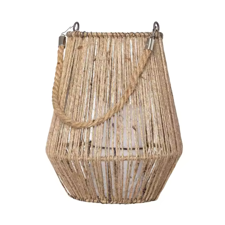Ledkia Lámpara de Mesa LED Portátil Cuerda Natural Alguer - 1