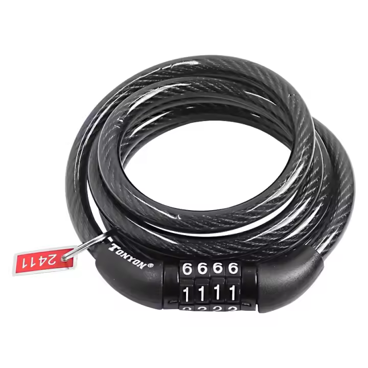 Cable De Seguridad Antirrobo Universal Para Patinete Eléctrico Con Cadena Enrollada Accesorios Para Xiaomi Mijia M365/Ninebot MAX G30 - 1
