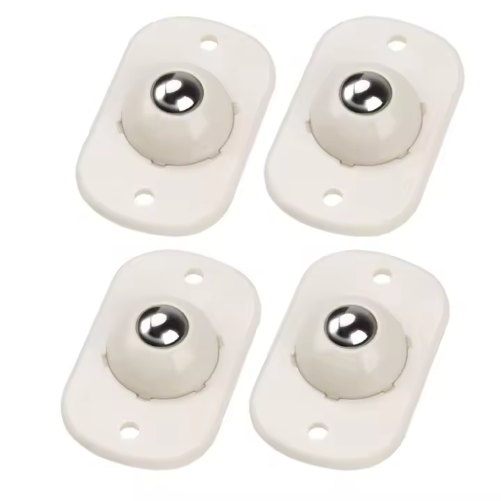 Ruedas Giratorias De 360 Grados Resistentes Para Muebles DIY Con Adhesivo Inoxidable 4pcs Ruedas Autocolantes Para Bajo Caja De Almacenamiento - 1