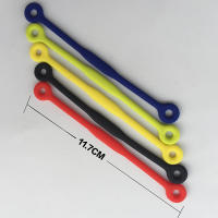 10pcs Dampeners De Raqueta De Tenis Forma Larga Absorbedores De Choque Y Vibración Para Reducir La Raqueta - details 4