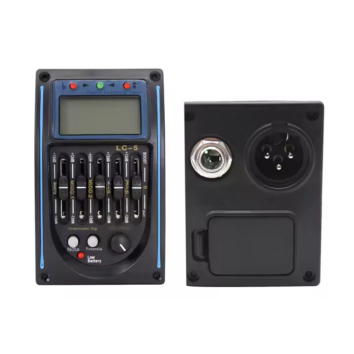 Preamplificador De Guitarra Acústica Clásica Con Control De Volumen Mezcla Treble Y Bajo 5 Bandas Accesorio Musical - 1