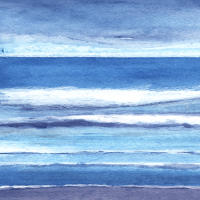 Cuadro decorativo abstracto cuadrado grande “MAREA AZUL”  100x100 110x110 120x120 salon comedor baño marina Lienzo alta calidad Decoración moderna salones  dormitorios azul cian blanco contemporáneo arte moderno Ref  ANA DURAN 070 - details 0