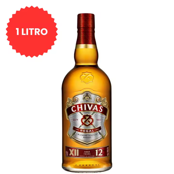 CHIVAS 12 Años 1 LITRO - Whisky Chivas Regal 12 años en formado de 1 litro - 1