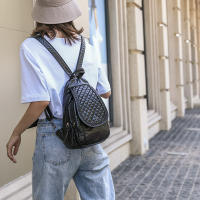 Mochila Pequeña De Cuero Genuino Para Mujer Bolso De Hombro Suave De Cuero Oveja De Alta Calidad Moda Escuela Para Teenager Chicas - details 5