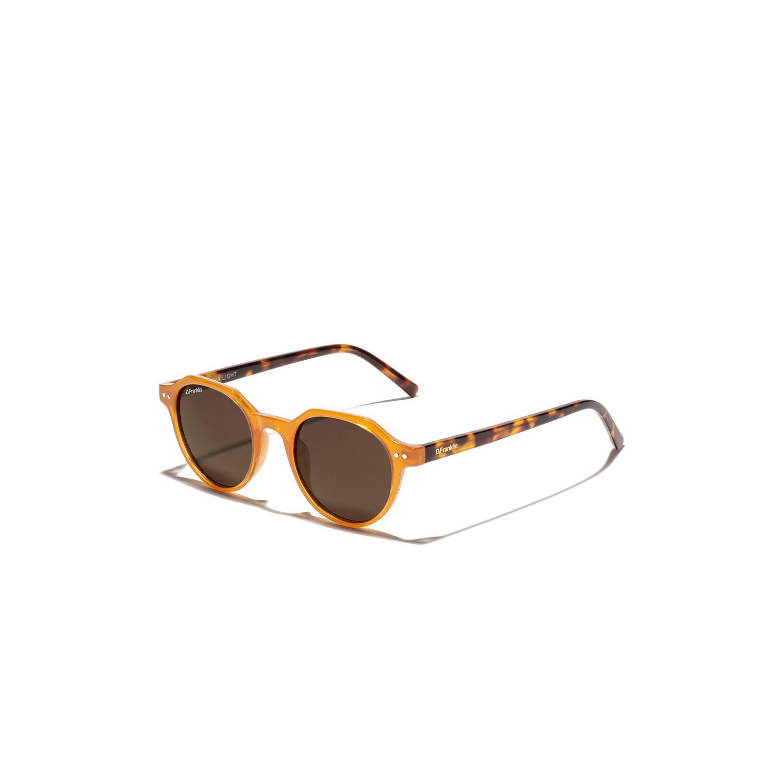 D.Franklin Ultra Light S Round - Gafas de Sol Unisex con Cristales Polarizados y Protección UV
