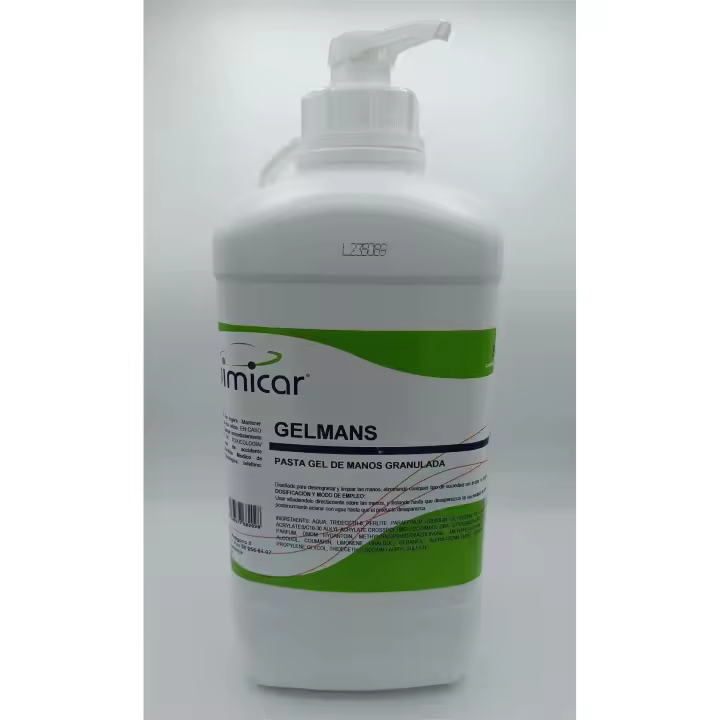 GELMANS 5L,Gel de manos pasta granulada especial talleres mecánicos, fábricas e industria. Crema granulada. Pasta lavamanos mecánico. Pasta granulada lavamanos taller 5L - 1
