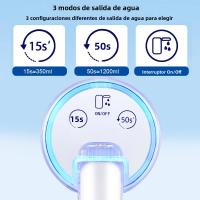 Dispensador De Agua Eléctrico Recargable Pum De Botella De Agua Con Función De Frío Despensador De Galletas Dobladable Para Escritorio - details 4