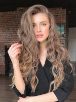Extensiones De Cabello Sintético Body Deep Wave Ombre Rubio Plateado 24 Pulgadas Rizado Agua Ondulado Tejido Crochet Para Crear Coletas Para Negras - details 0