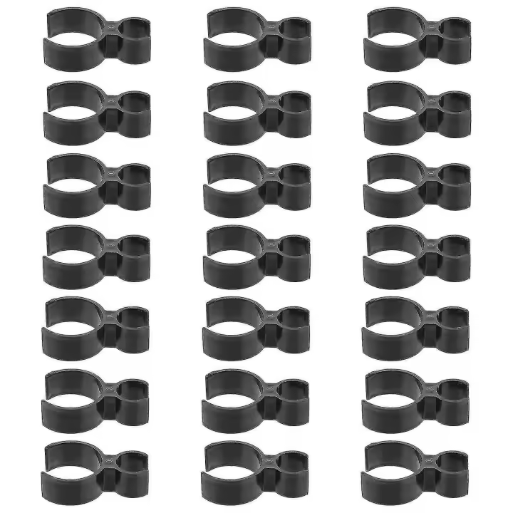 24 piezas de botella de champán Clips de botella de vino Clips de seguridad de un solo titular para vela - 1