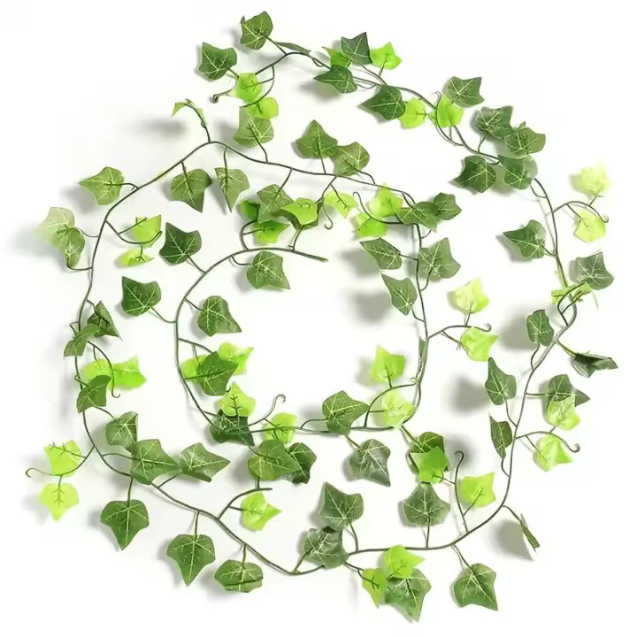 2.1M Artificial Hanging Plant Fake Vine Ivy Leaf Greenery Garland Para Decoración De Jardín Y Fences Exterior Decoración De Casas Y Bodas - 1