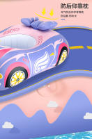 Swimbobo - Nuevo asiento de coche rosa con aro de natación para niños, deportivo, con toldo y bocina para protegerse del sol - details 8