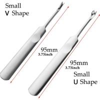 Kit De Herramientas Para Cuero 4pcs U+V Forma Punzón De Costura De Cuero Herramienta De Borrado De Borde Y Punzón De Agujeros Para Manualidades Y Técnica De Cuero - details 2