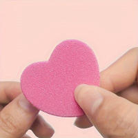 Set De 12 Piezas De Cuidado De Uñas Con Brillo Rosa Kit De Arte De Uñas Y Pedicura Con Pulidor De Corazón Rodillo De Cristal Y Lápiz De Archivo Doble Cara - details 3