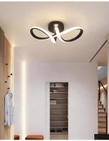 Luz De Techo LED Moderna En Colores Negro Y Oro Para Decoración Interior Adecuada Para Fóridos Pasillos Entradas Y Balcones - details 7
