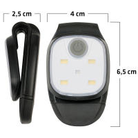 Lampara Clip LED Recargable USB Con 4 Modos De Iluminación Seguridad Para Correr Y Caminar De Noche Pesca Senderismo - details 7