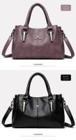 Bolso De Hombro Para Mujer De PU De Alta Calidad Y Tres Capas Suaves Bolso Cruzado De Lujo Diseñador a Main Bolsos De Mujer - details 24