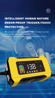 Cargador De Batería De Coche Automático 12V 6A Pantalla Color LCD Reparación De Pulso Para AGM GEL WET Carga De Ácido Lead Acid - details 6
