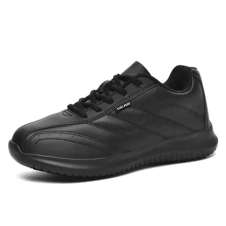 Zapatos De Cocina Para Hombres Antideslizantes Impermeables Y Resistentes Al Aceite Para Cuatro Estaciones Moda Casual Deportivos Transpirables Para Exteriores - 1