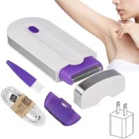 Epilador Painless Con Silky Eraser Para Cualquier Parte Del Cuerpo Facial Epilador Perfect Touch Con Cargador USB - details 7