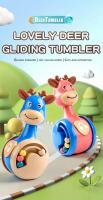 Juguete Educativo Para Bebés Sliding Deer Rattle Tumbler Nuevos Mordedor Tejedor Infantil Campana De Mano Juguete Móvil Squeaky Roly-Poly - details 0