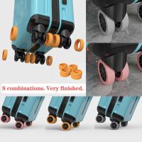 8Pcs Cubiertas Para Ruedas De Equipaje De Silicona Protección Silenciosa Para Rodillos De Maleta Cubierta Para Rodas De Trolley - details 19