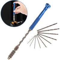 Juego De Brocas De Torcer Manual Azul Extendido 0.5-3mm Plástico Ambar Para Perforación De Circuitos Electrónicos Herramienta De Perforación De Madera - details 0