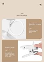 Lámpara De Mesa USB Recargable LED Táctil Con 3 Modos De Brillo Protección Ocular Para Lectura Y Decoración De Habitaciones - details 14