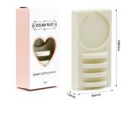 1PCS Herramienta Esencial De Estación Para Pestañas Acrílicas Reutilizables 2 En 1 Soporte Para Pestañas Falsas Y Portador De Pegamento Para Ojos - details 4