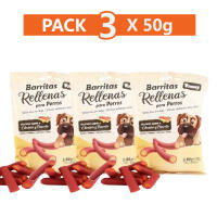 Yommy Pack De 50g-500g Barritas Rellenas Para Perros 50g/Paquete, Golosinas Sticks Para Perro, Delicioso Sabor A Rolls De Pollo, Cheddas Y Panceta, Carne Asada, Snacks De Piel Para Perros - details 7