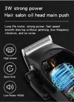 Cortador De Pelo Eléctrico Hiena HYN-212 Recargable Sin Cable Para Hombres Potente Con Ajuste De Longitud Y Recarga Rápida Trimmer De Barba Herramienta De Peluquería - details 8