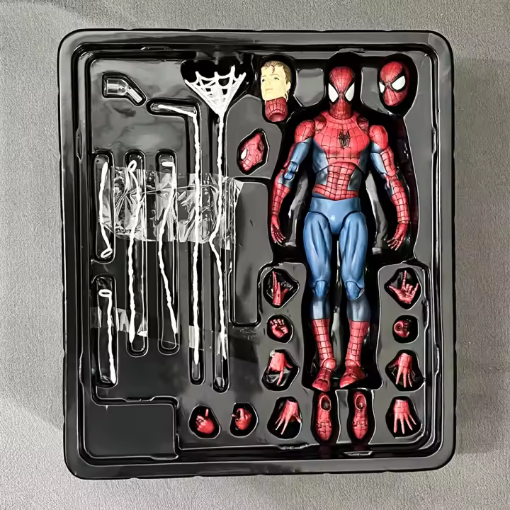 Figura De Acción Mafex 075 Avengers Spiderman Versión Cómic Símbolo Cuerpo PVC Modelo Juguetes Regalos Para Fans De Superhéroes - 1