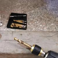 Chorro De Taladro Sin Clavija 1pc 2.36 Pulgadas/60mm Adaptador De Destornillador Con Cambio Rápido Y Rosca De 1/4 Pulgadas Herramienta De Taladro - details 7