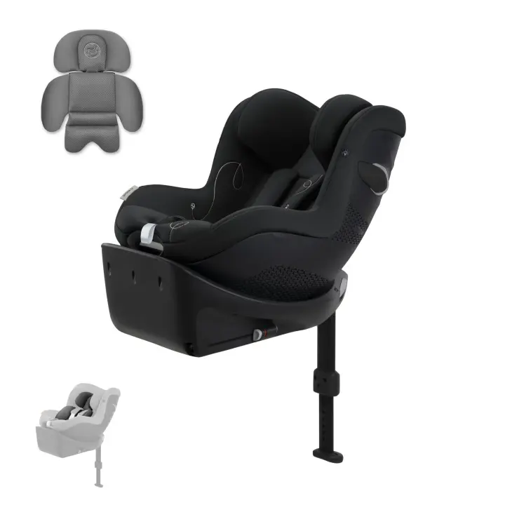 Cybex Sirona Gi i-Size Moon Black + reductor newborn gris - 1