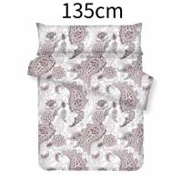 Floral Print 3-Piece Duvet Cover Set for 105 135 150cm Bed, Minimalist Nordic Style, Stylish and Comfortable, Perfect for Enhancing Bedroom Space - details 6